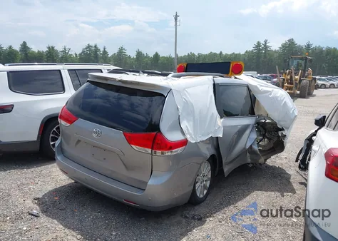 2011 Toyota Sienna Xle из США, поврежденный, VIN 5TDDK3DCXBS028227